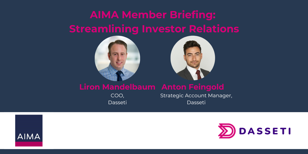 AIMA briefing streamlining investor relations